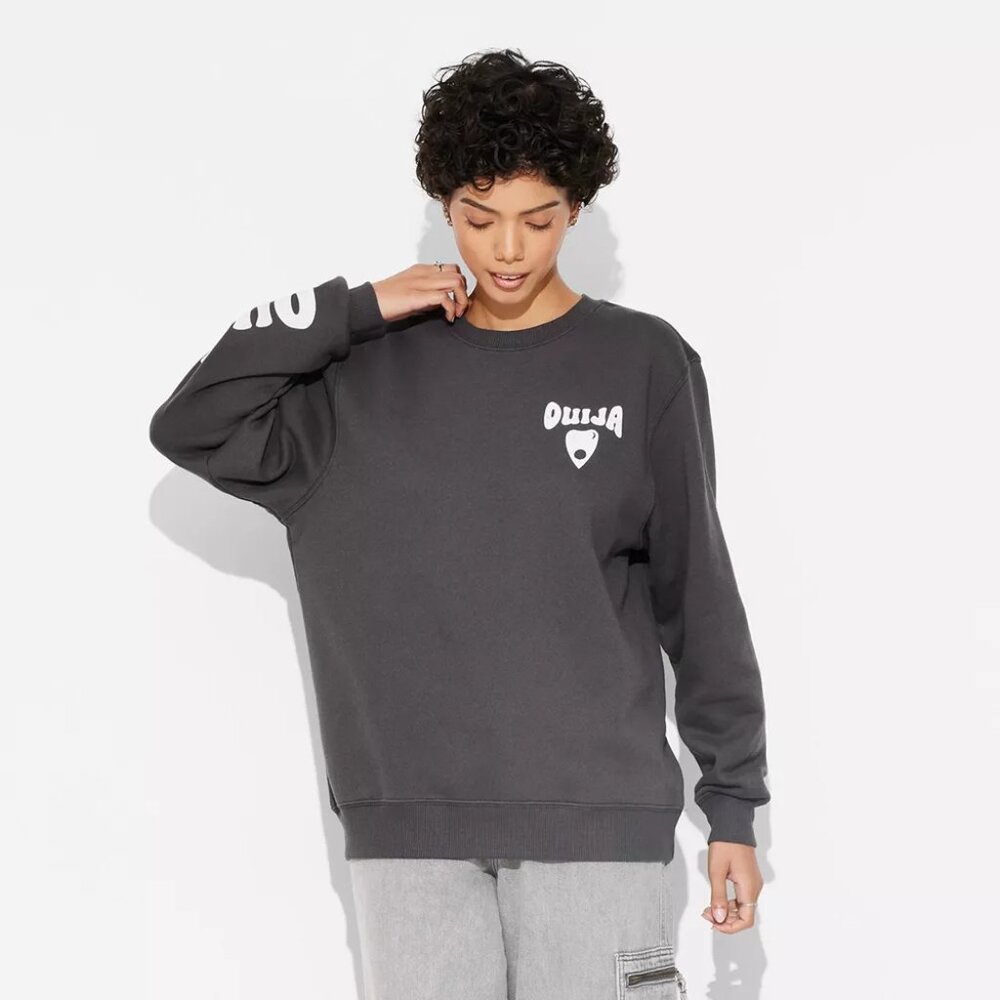 NEW Women's Ouija Board '24 Graphic Sweatshirt - Black Medium